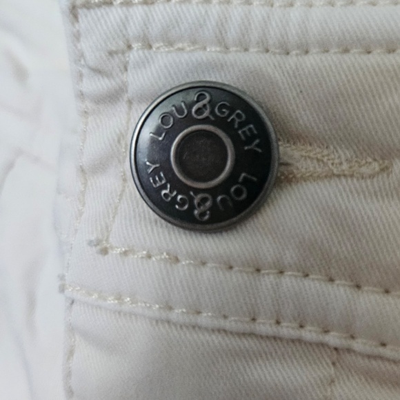 Lou & Grey Wide Leg Cotton Pants - Cream - Picture 5 of 8